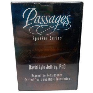 Passages Speaker Series David Lyle Jeffrey DVD Christian Gospel